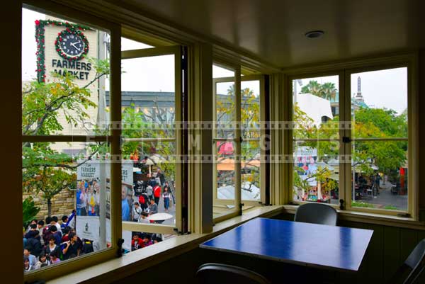 Farmers market second floor and clock tower, travel images