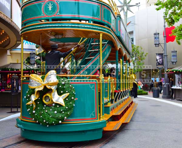 Festive trolley decorations