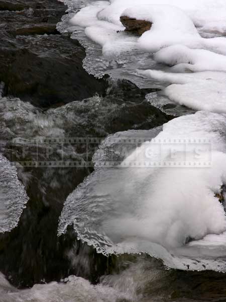 Desktop backgrounds ideas - winter waterfall details photo