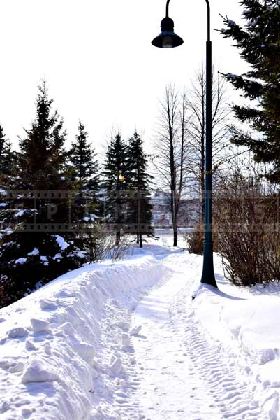 Canada travel Edmundston winter walk pictures