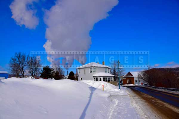 Edmundston industrial cityscape 