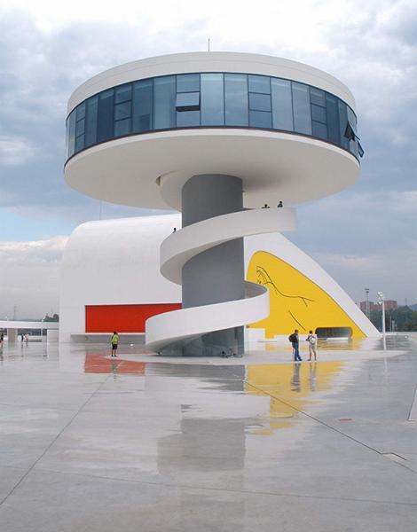 images of colorful modern buildings in spain