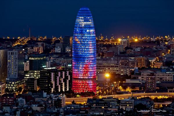 images of colorful modern buildings in spain