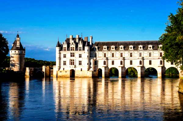 Beautiful palace on the river