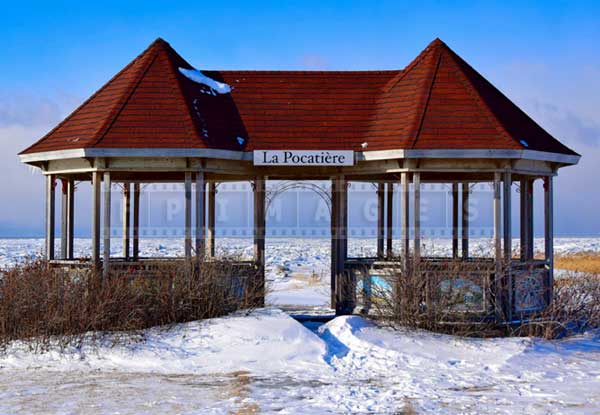 Observation gazebo at St. Lawrence shores