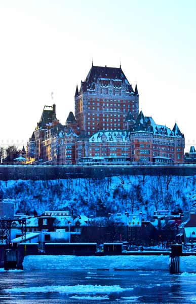 Famous Quebec hotel - Chateau Frontenac