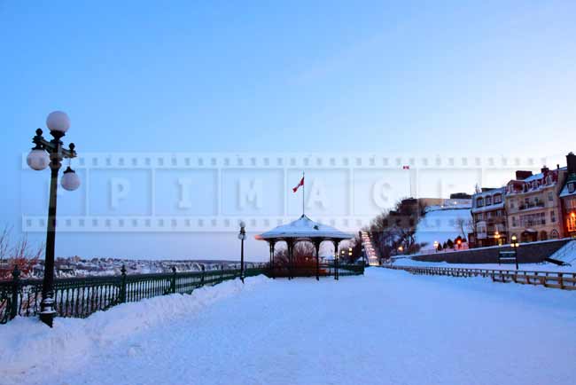 Governor's promenade and toboggan ride near Chateau Frontenac