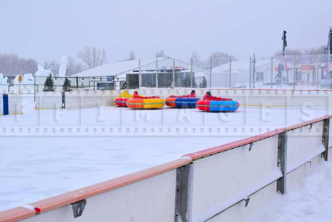 Ice bumper cars