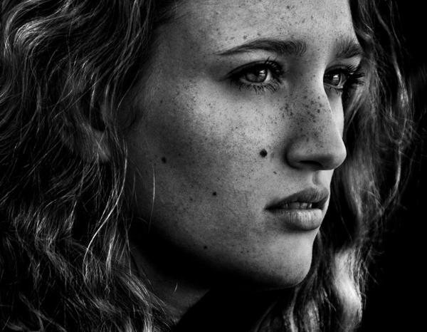 black and white photography of peoples faces