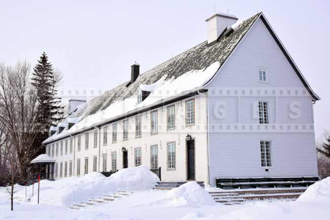 Beautiful French architecture of the main building