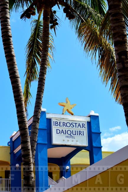 Iberostar Daiquiri hotel logo with palm trees