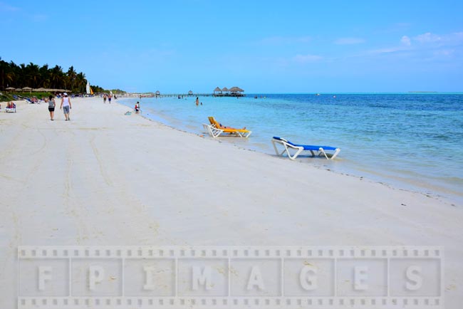 Nice sandy beach and calm ocean