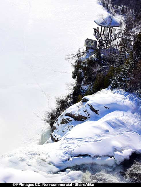 Montmorency falls and Baroness lookout