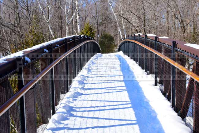 Fault bridge, Montmorency falls park