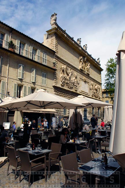 Spring - perfect time for outdoor cafes and restaurants