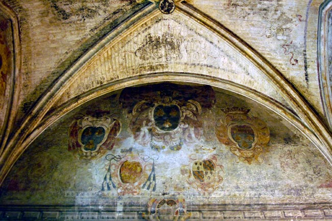 Old Frescoes in the Avignon Cathedral