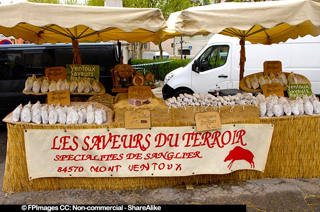 Local Farmers Market in Provence