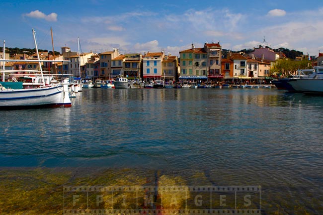 Cassis harbour and waterfront restaurants