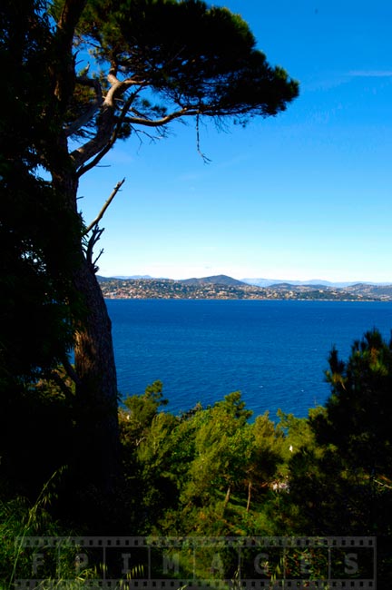 Scenic views from Saint Tropez, south of France landscapes 