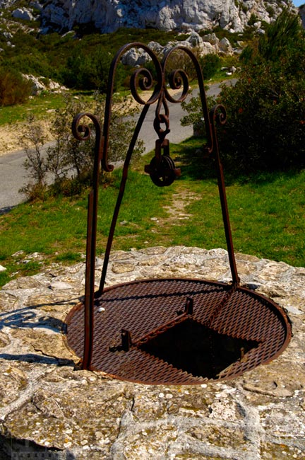 An old well near the hiking trail