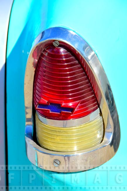 Old car detail - 1950-s Chevy tail light