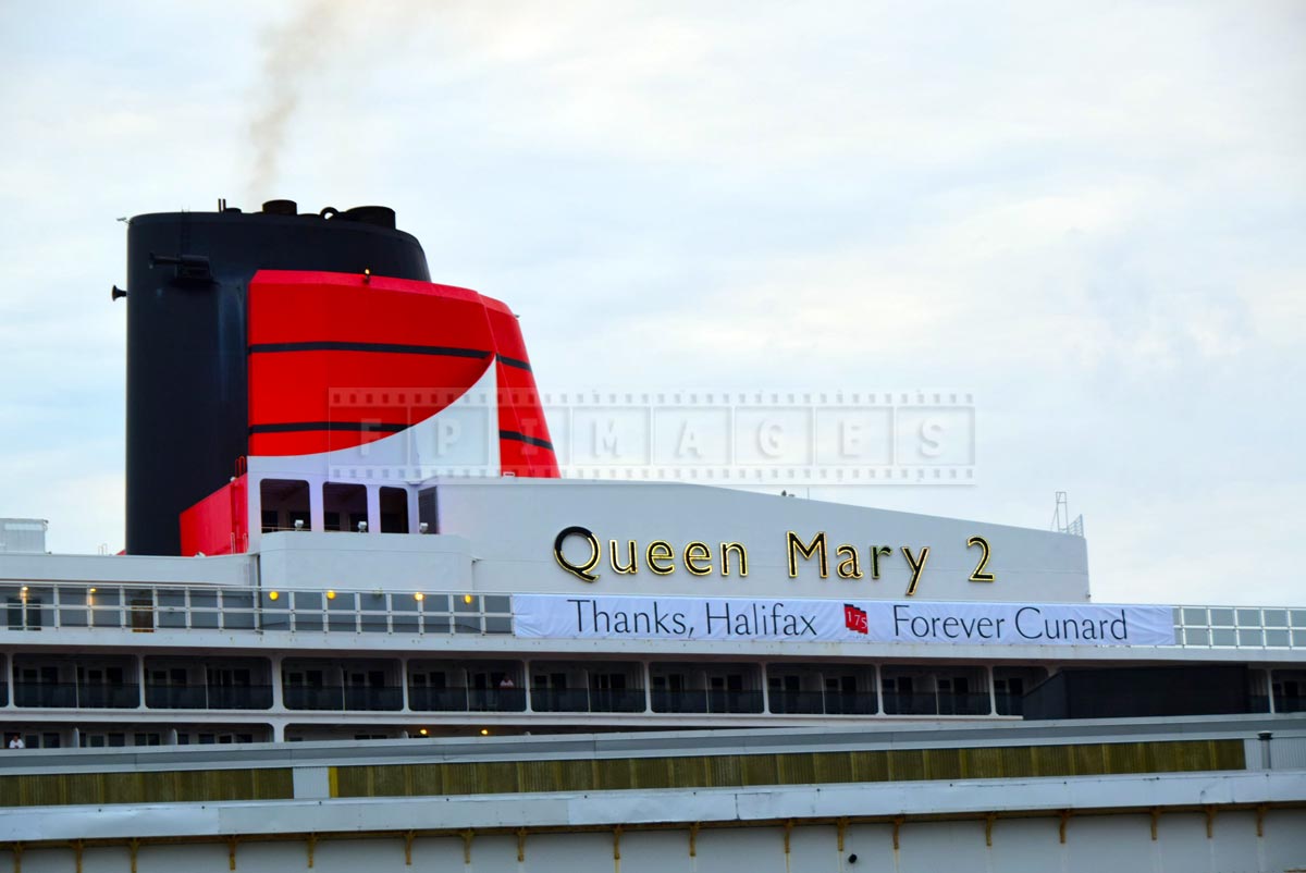 175-th Cunard Line anniversary sign - Thanks Halifax, forever Cunard