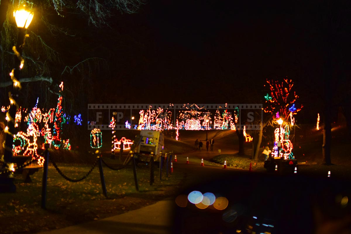 Albany, NY Holiday Lights in the Park is a great Christmas trip idea