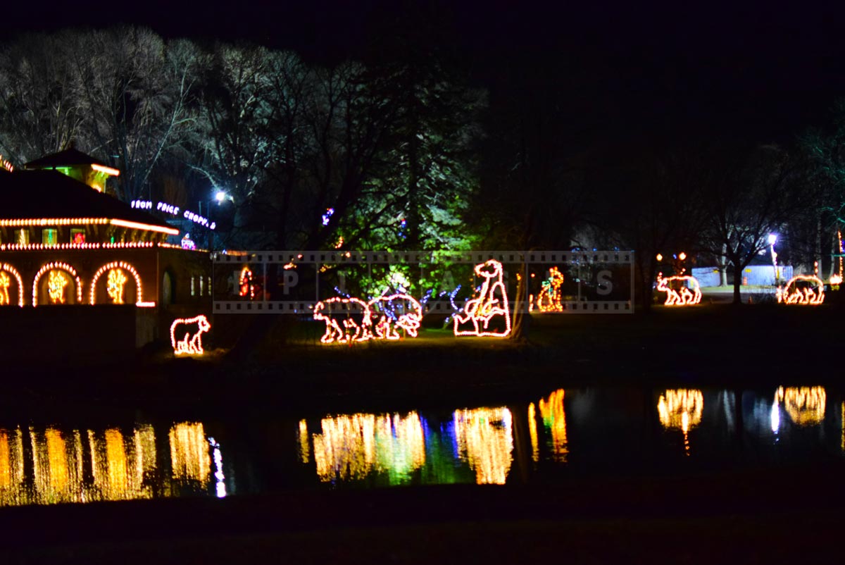 Albany, NY Holiday Lights in the Park is a great Christmas trip idea