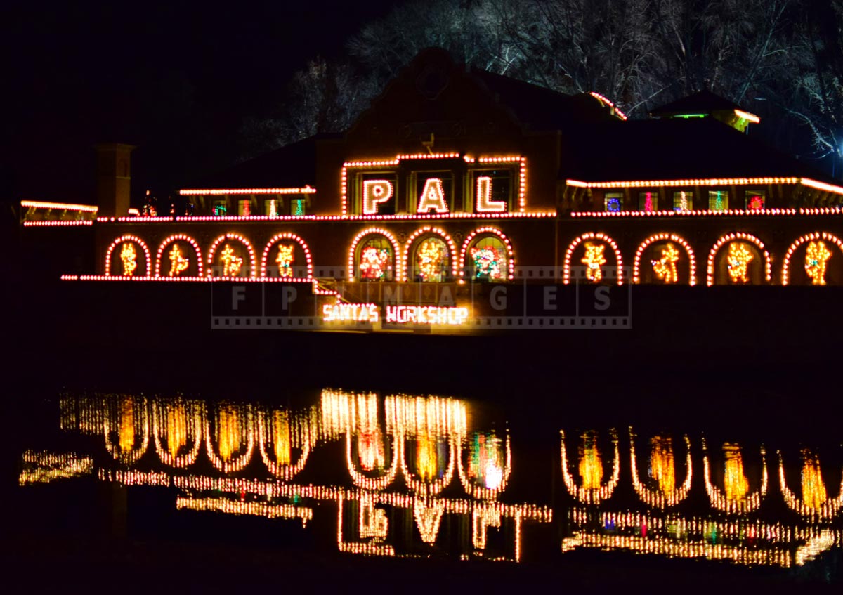 Albany, NY Holiday Lights in the Park is a great Christmas trip idea