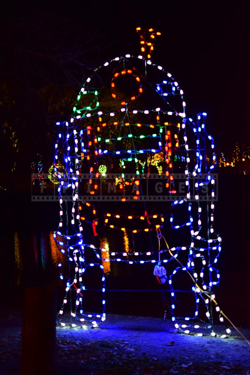 Albany, NY Holiday Lights in the Park is a great Christmas trip idea