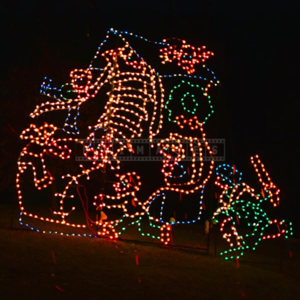 Enjoy Christmas lights in Washington Park, great thing to do in Albany, NY