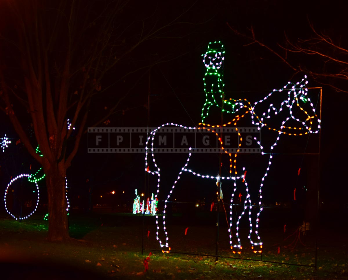 Enjoy Christmas lights in Washington Park, great thing to do in Albany, NY