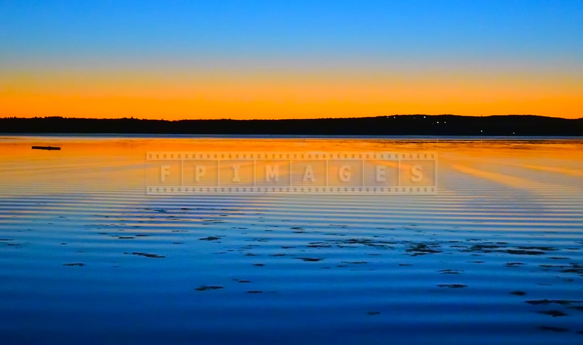 Saint Andrews waterfront winter sunset