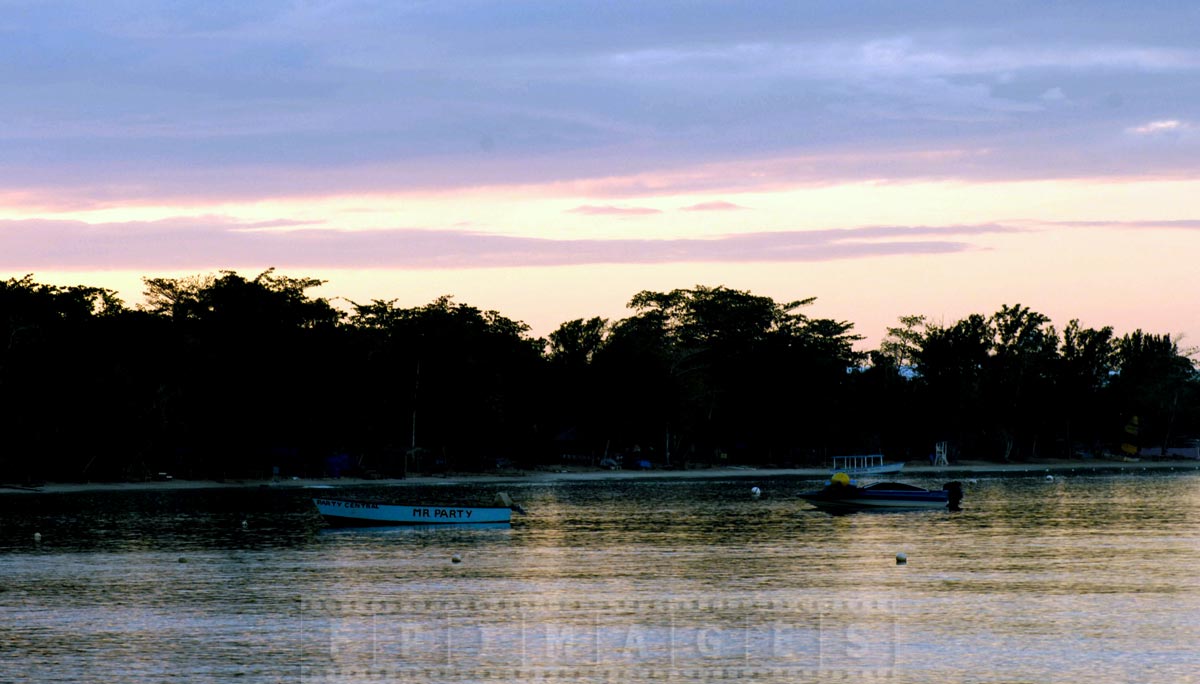 Riu Negril beach at sunrise