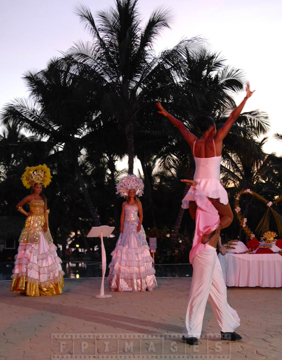 Romantic dance, Valentines day show at Gran Dominicus resort