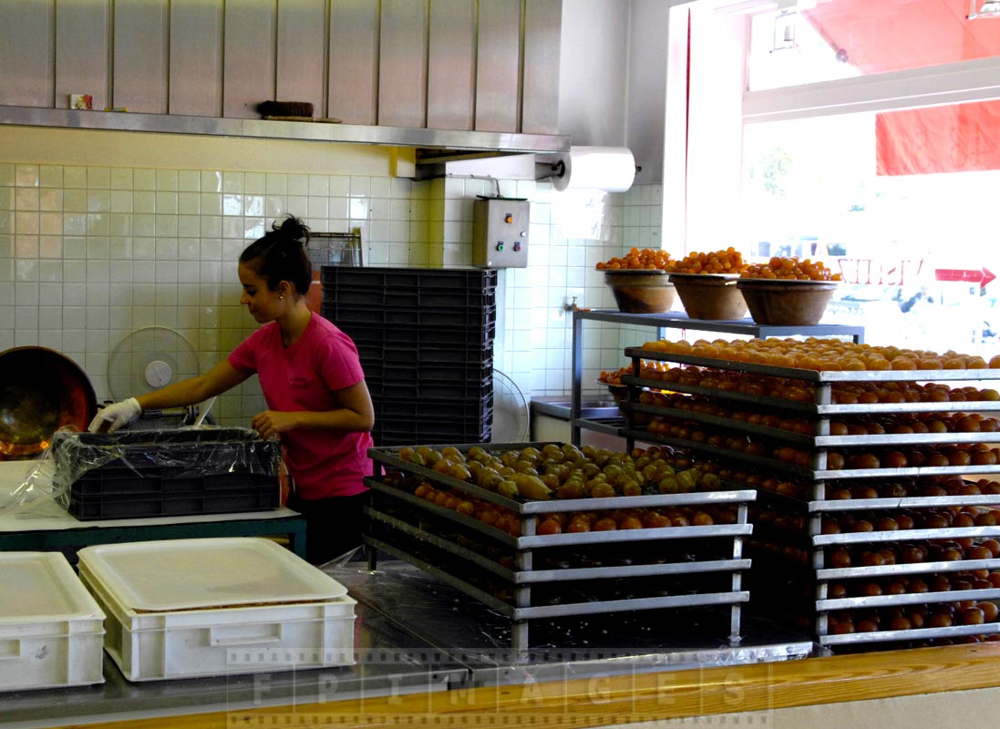 Florian candied fruit production display