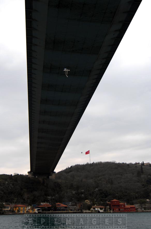 Under the Bosphorus bridge