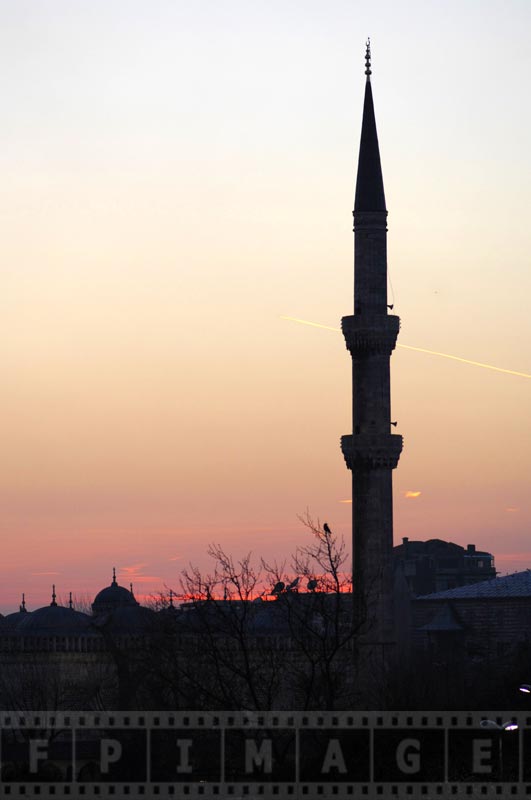 Sunset over Istanbul