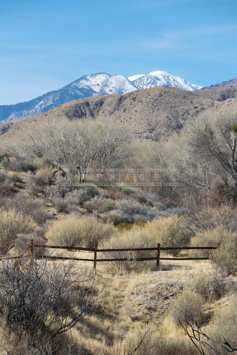 Snow covered mountains landscape