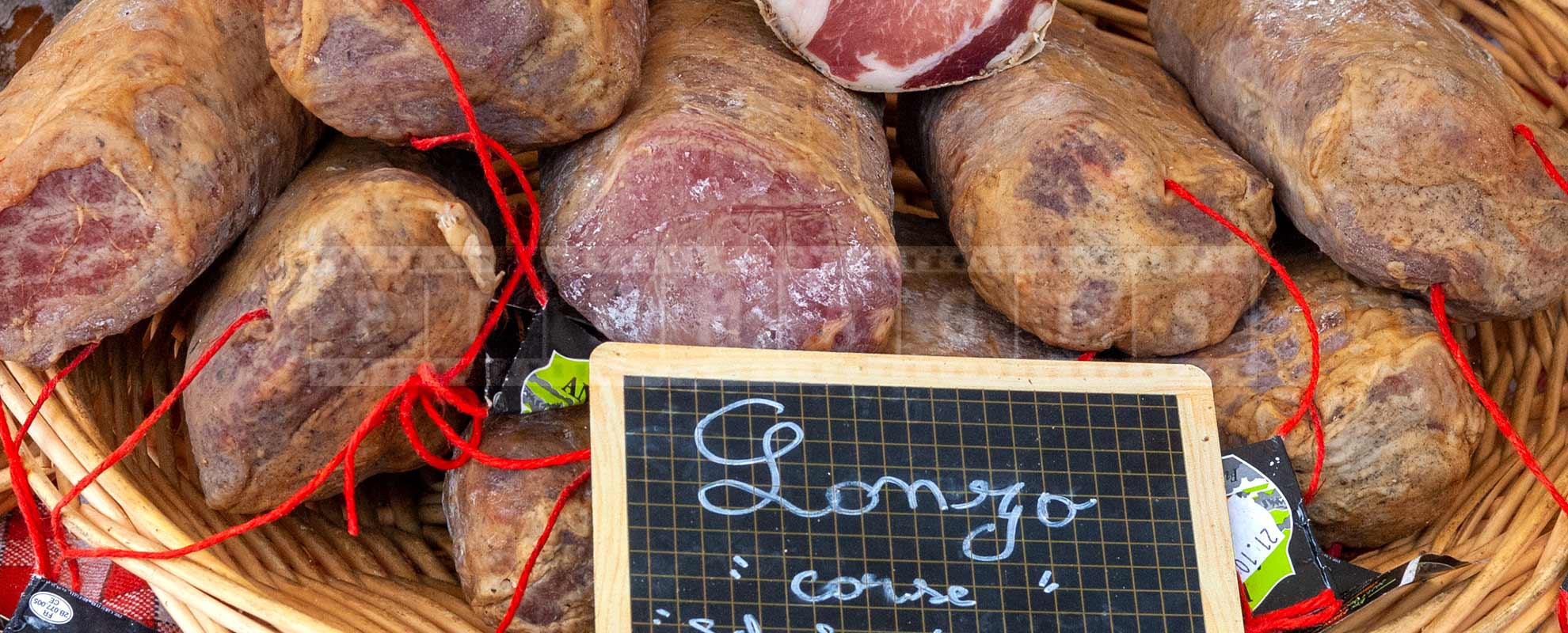 Corsican style pork known as Lonzo Corse