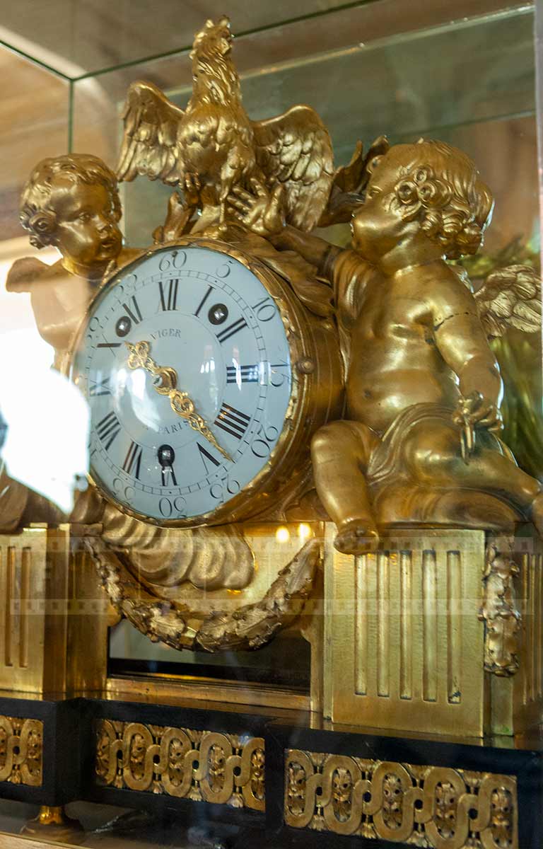 gilt bronze antique clock