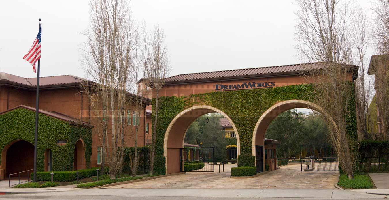 The Entrance to the DreamWorks Studios