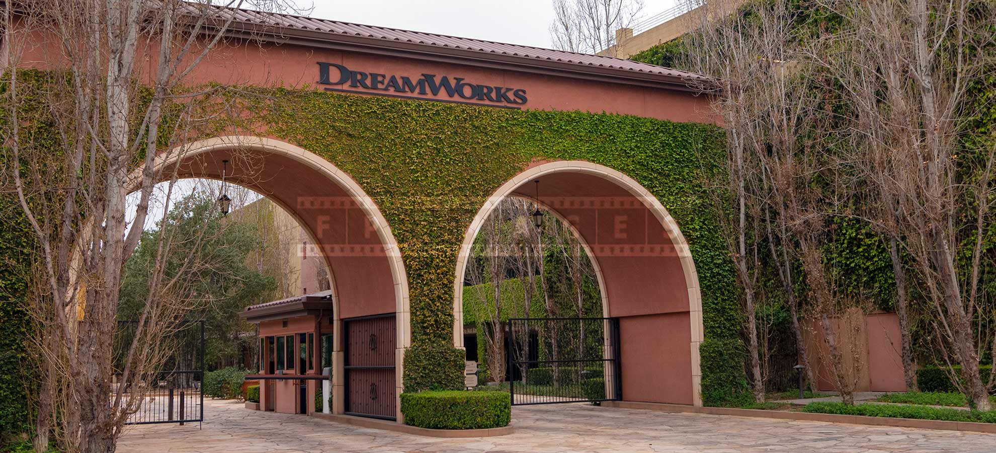 The Entrance to the DreamWorks Studios