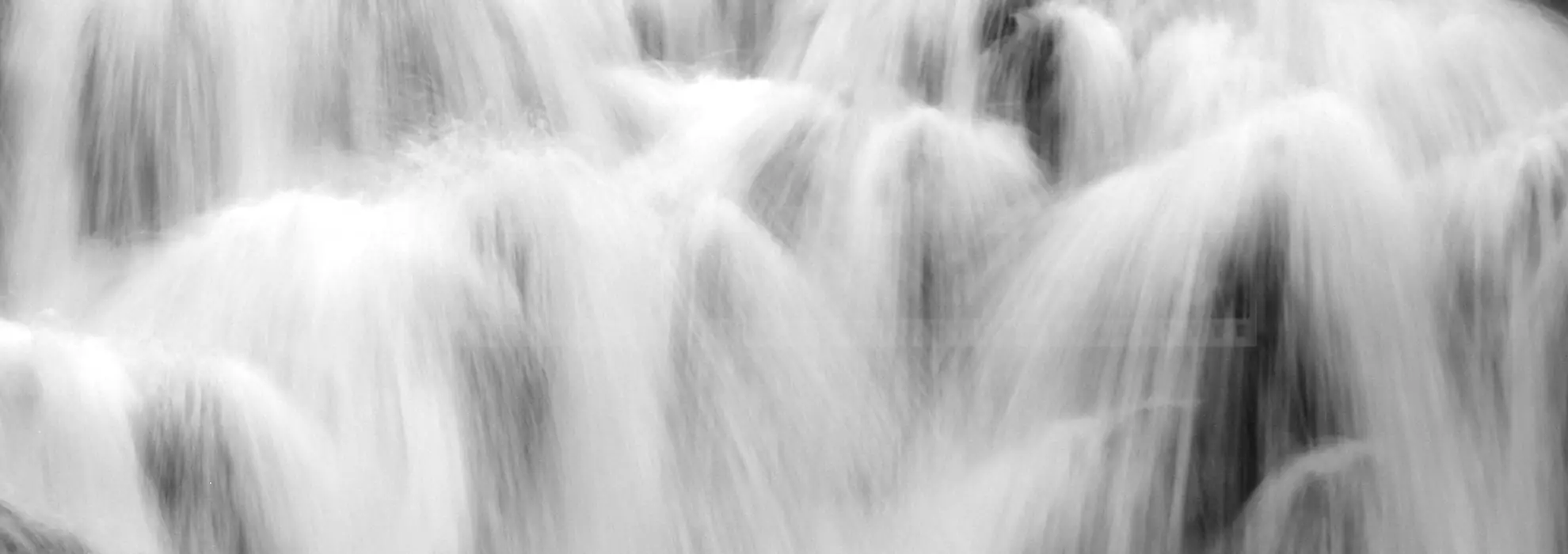 Abstract photograph of the waterfall